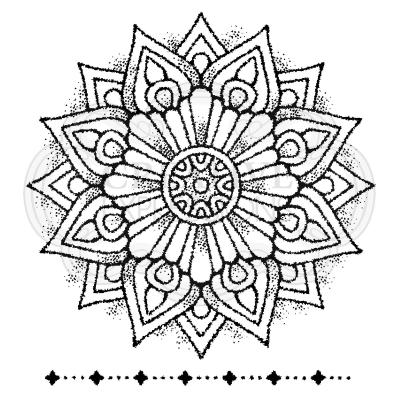 Creative Expressions Pink Ink Clear Stamps - Mandala I